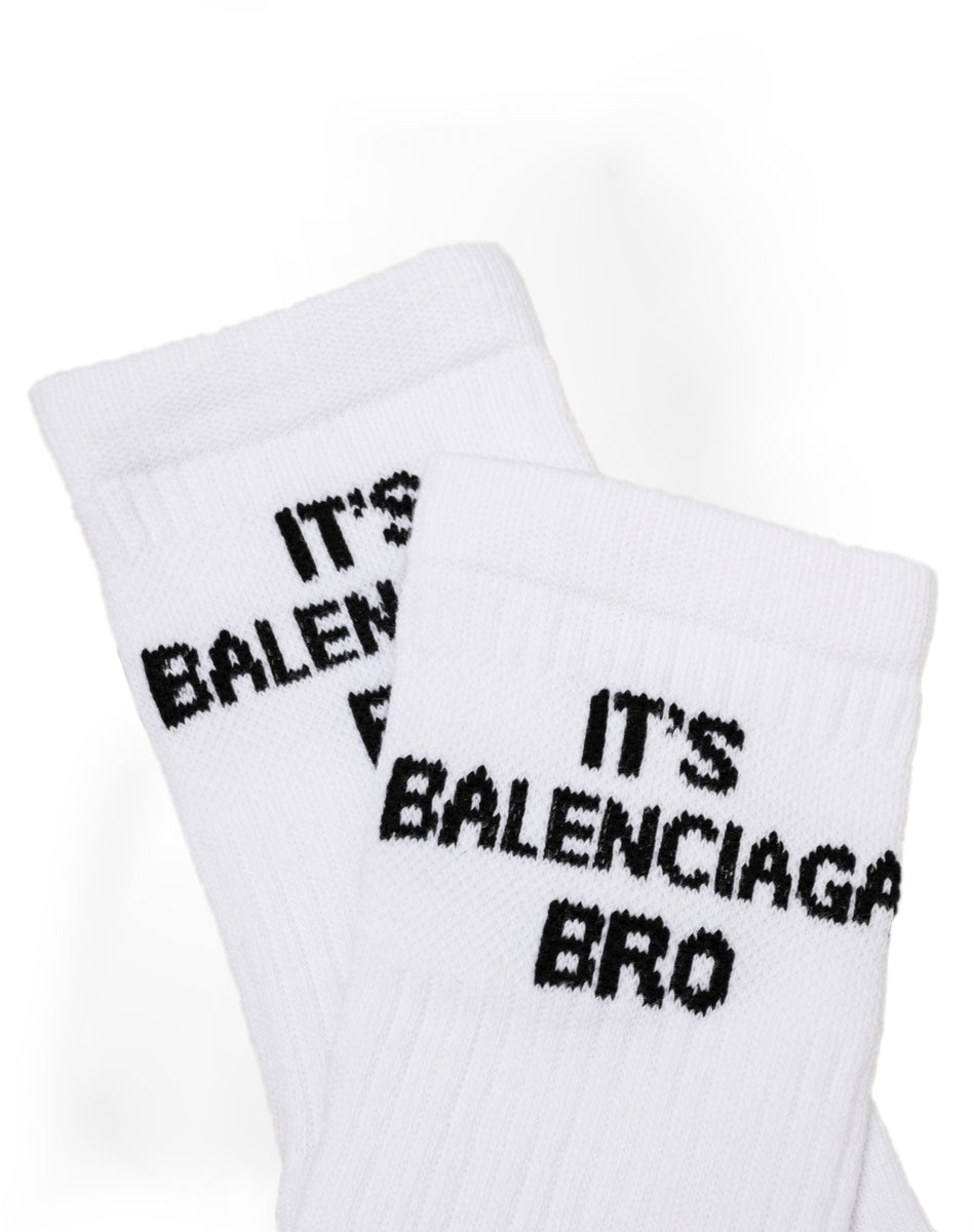 Balenciaga discount socks white