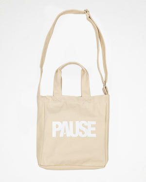 PAUSE 'Cream' Mini Tote Bag